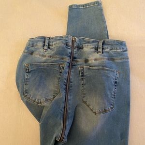 360 bikini zipper skinny jean